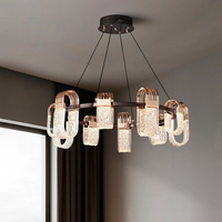 JERALD RING Chandelier by Lampadom - side view