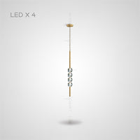 JILLIAN Pendant by Lampadom - top view