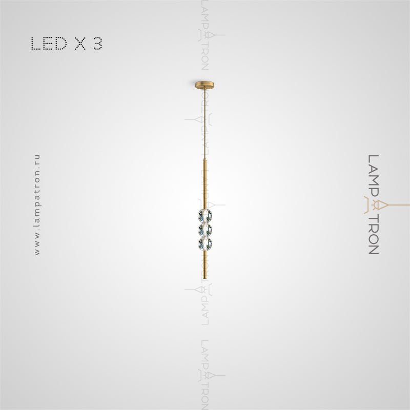 JILLIAN Pendant by Lampadom - angle view