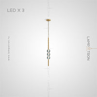 JILLIAN Pendant by Lampadom - angle view