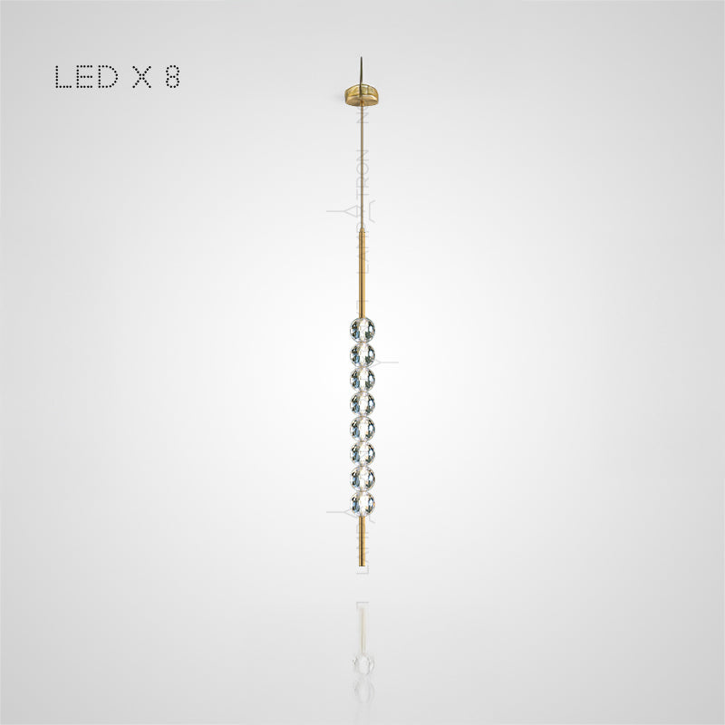 JILLIAN Pendant by Lampadom - scale reference