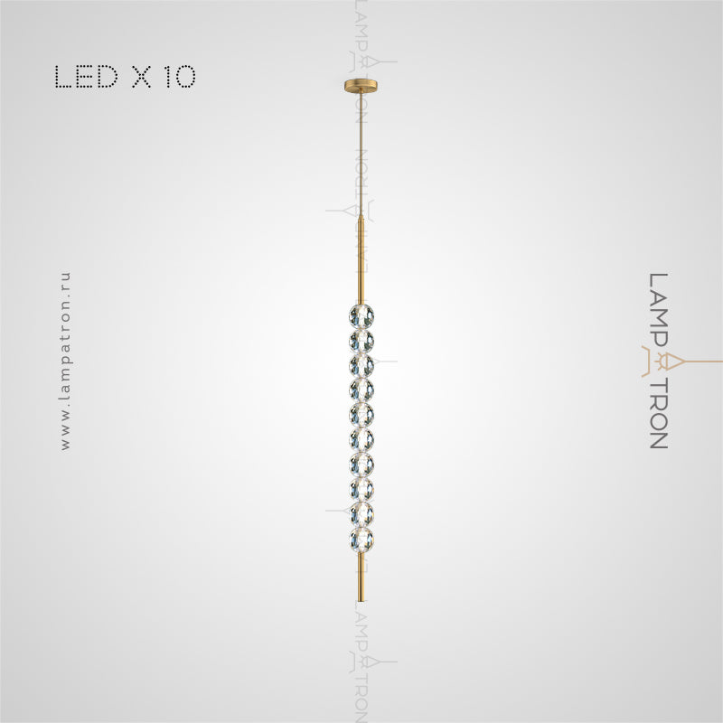 JILLIAN Pendant by Lampadom - scale reference