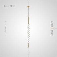 JILLIAN Pendant by Lampadom - scale reference
