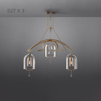 JOZEFINA Chandelier by Lampadom - side view
