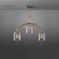 JOZEFINA Chandelier by Lampadom - angle view