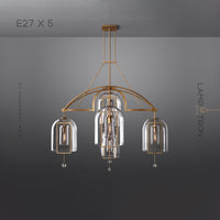 JOZEFINA Chandelier by Lampadom - side view