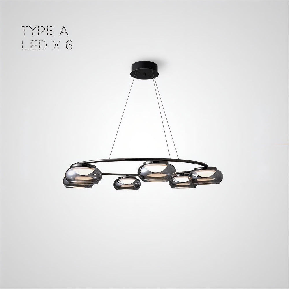 JULIANO Ring Chandelier by Lampadom - scale reference
