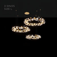 JULIETTA COMBO Ring Chandelier by Lampadom - detail view
