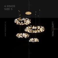 JULIETTA COMBO Ring Chandelier by Lampadom - detail view