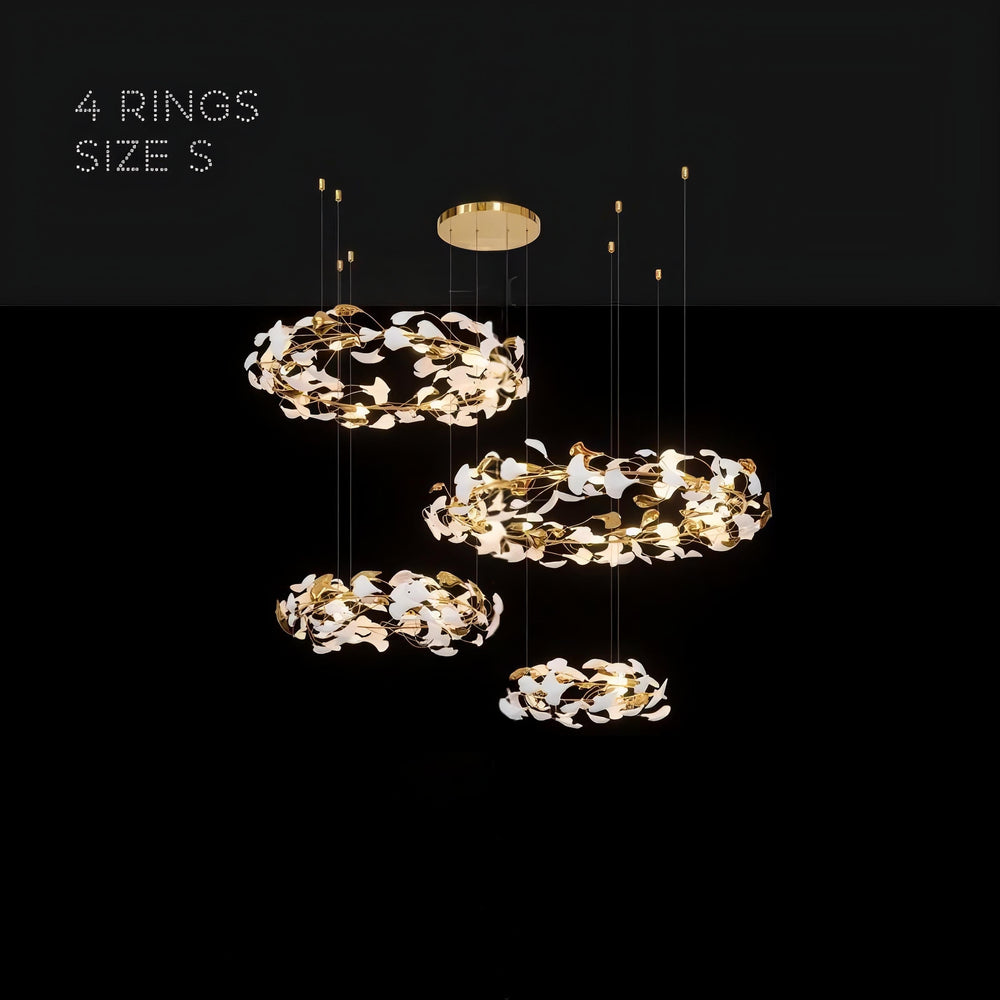 JULIETTA COMBO Ring Chandelier by Lampadom - side view