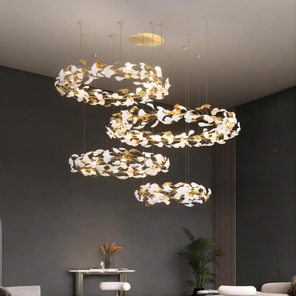 JULIETTA COMBO Ring Chandelier by Lampadom - top view