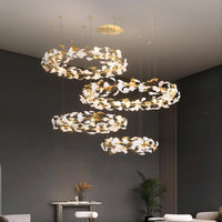 JULIETTA COMBO Ring Chandelier by Lampadom - detail view