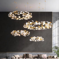 JULIETTA COMBO Ring Chandelier by Lampadom - scale reference