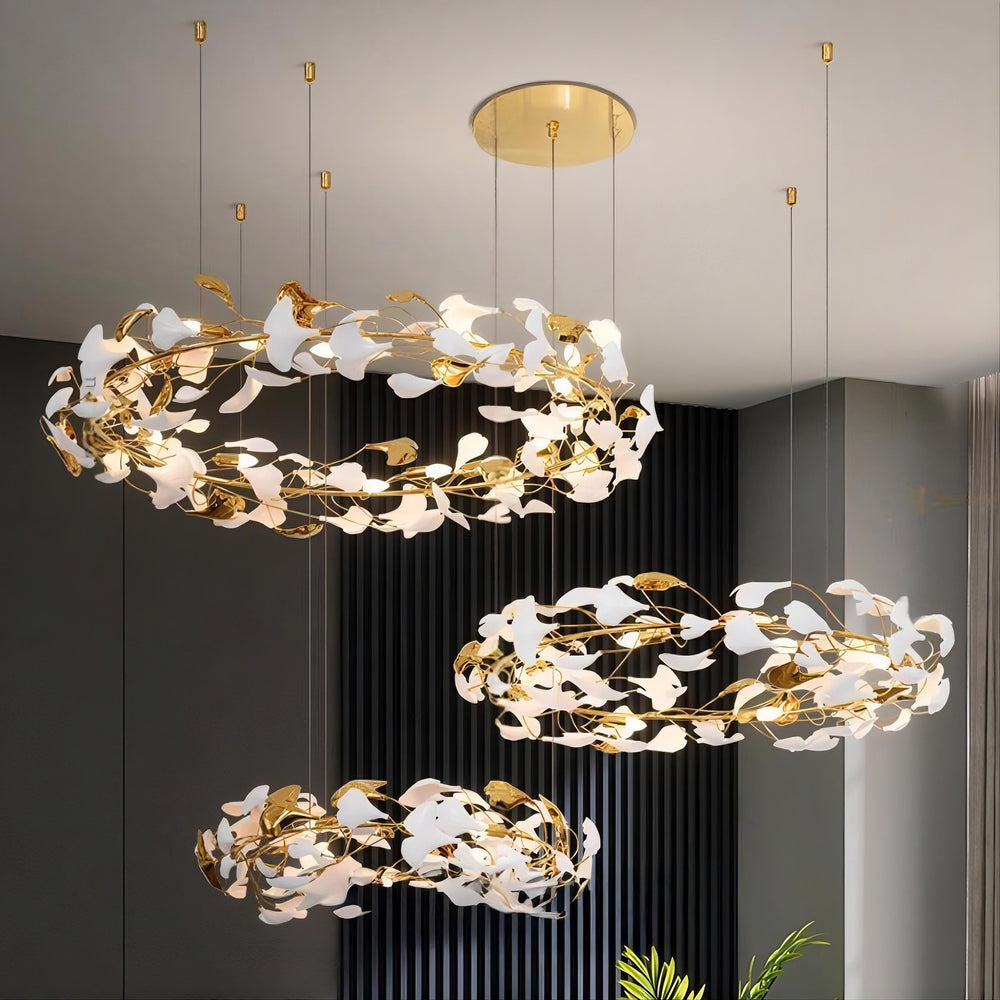 JULIETTA COMBO Ring Chandelier by Lampadom - ambient shot