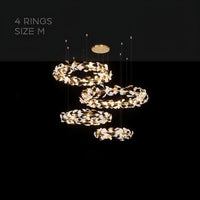 JULIETTA COMBO Ring Chandelier by Lampadom - ambient shot