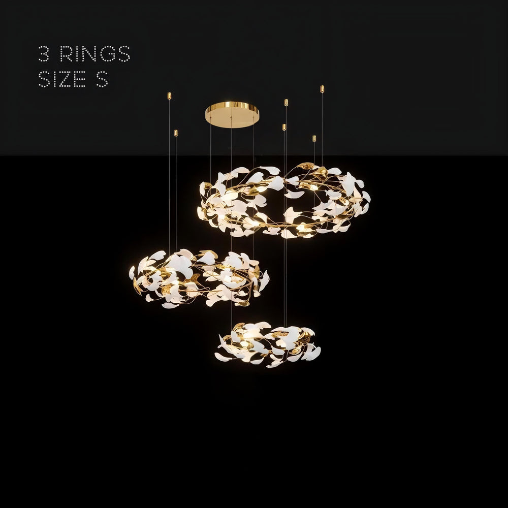JULIETTA COMBO Ring Chandelier by Lampadom - detail view