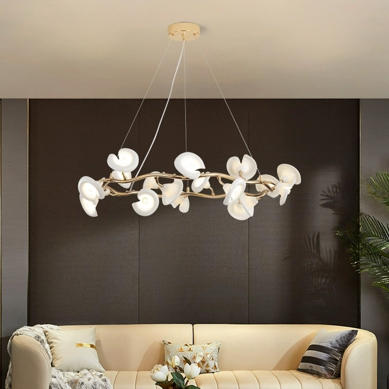 JULY BLOSS Chandelier by Lampadom - side view