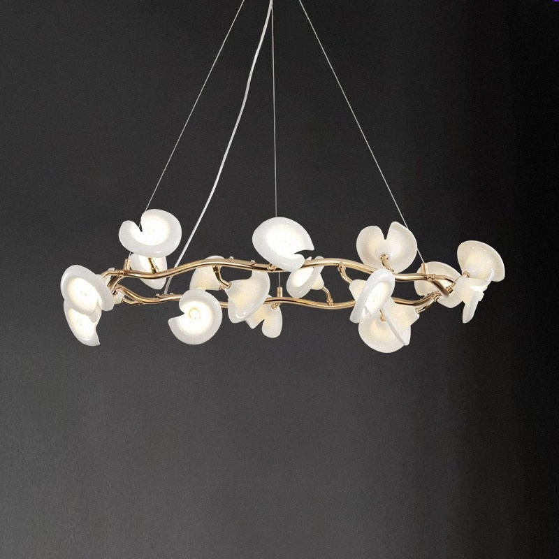 JULY BLOSS Chandelier by Lampadom - close-up