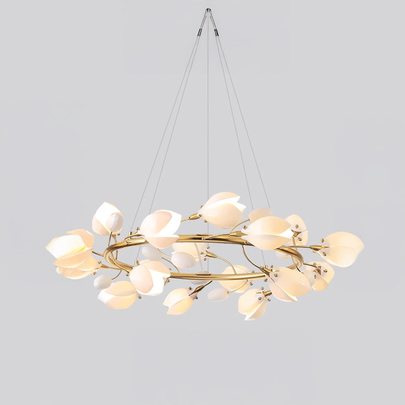 JULY Ring Chandelier by Lampadom - top view