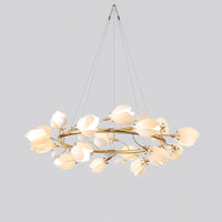 JULY Ring Chandelier by Lampadom - top view