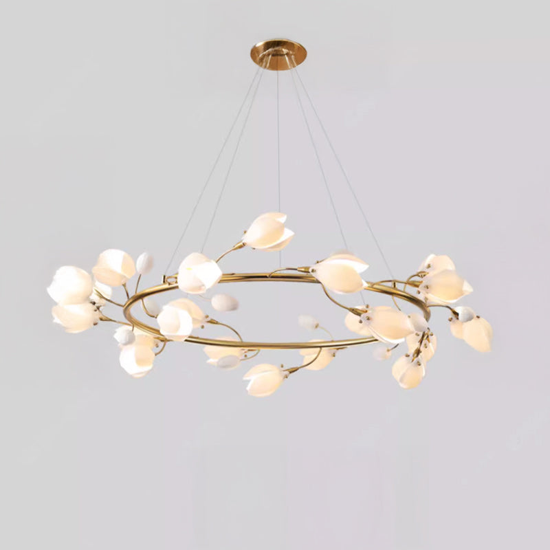 JULY Ring Chandelier by Lampadom - scale reference