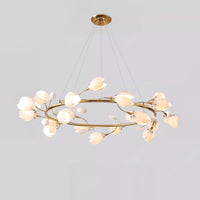 JULY Ring Chandelier by Lampadom - scale reference