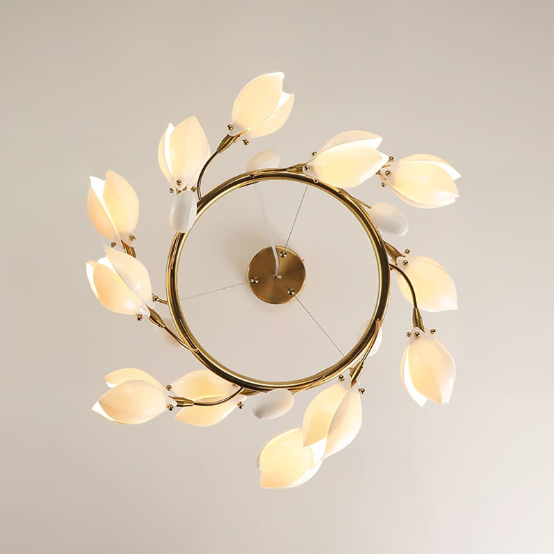 JULY Ring Chandelier by Lampadom - side view