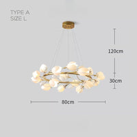 JULY Ring Chandelier by Lampadom - close-up