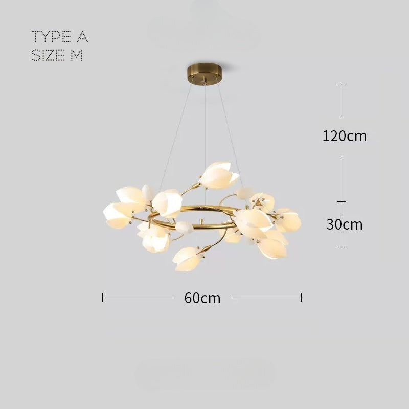 JULY Ring Chandelier by Lampadom - side view