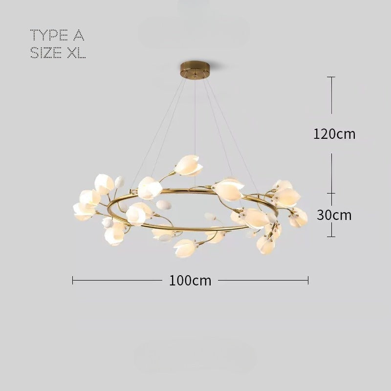 JULY Ring Chandelier by Lampadom - detail view