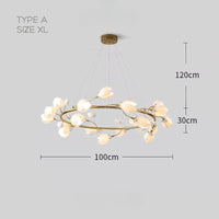 JULY Ring Chandelier by Lampadom - detail view