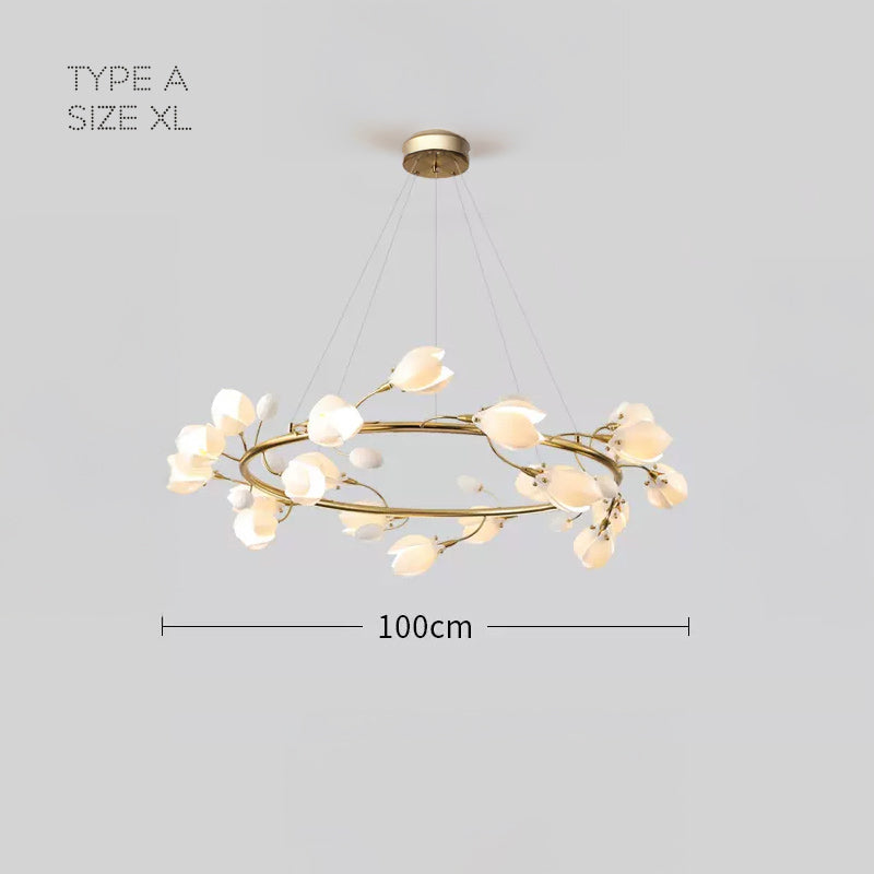 JULY Ring Chandelier by Lampadom - side view