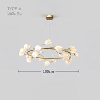 JULY Ring Chandelier by Lampadom - side view
