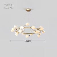JULY Ring Chandelier by Lampadom - angle view