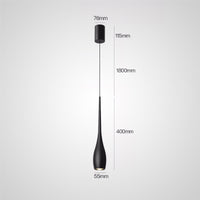 JURIS B Pendant by Lampadom - scale reference