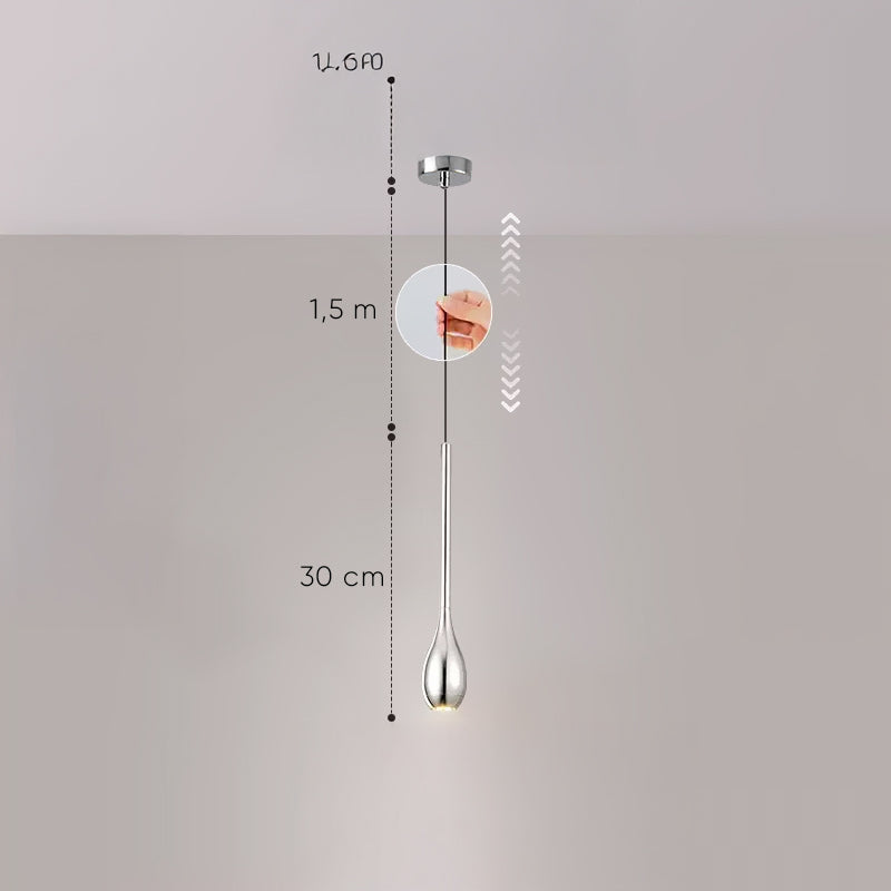 JURIS Pendant by Lampadom - side view