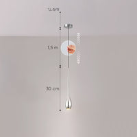 JURIS Pendant by Lampadom - side view