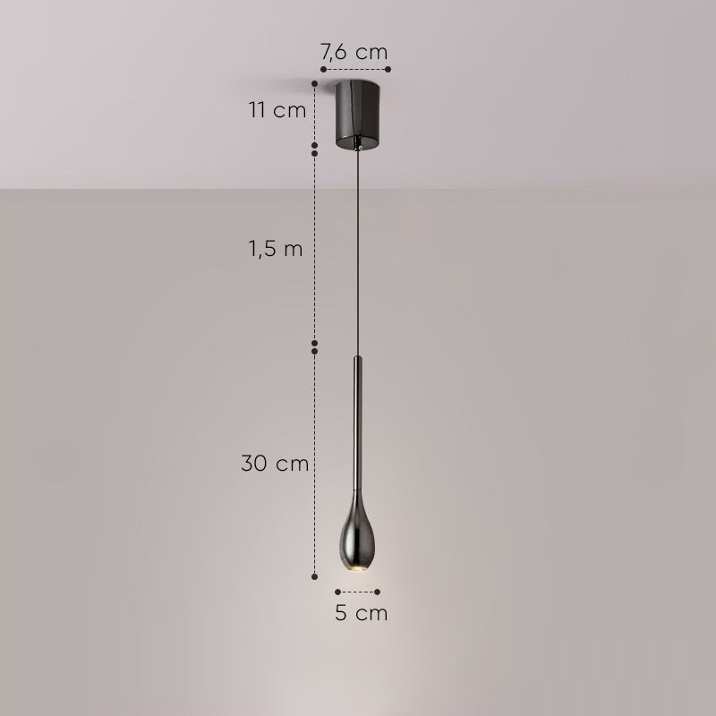 JURIS Pendant by Lampadom - scale reference