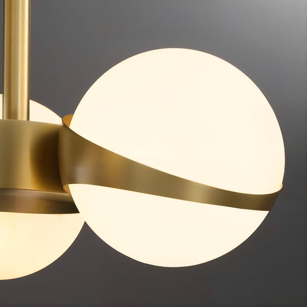 KAIRA Linear Chandelier by Lampadom - angle view