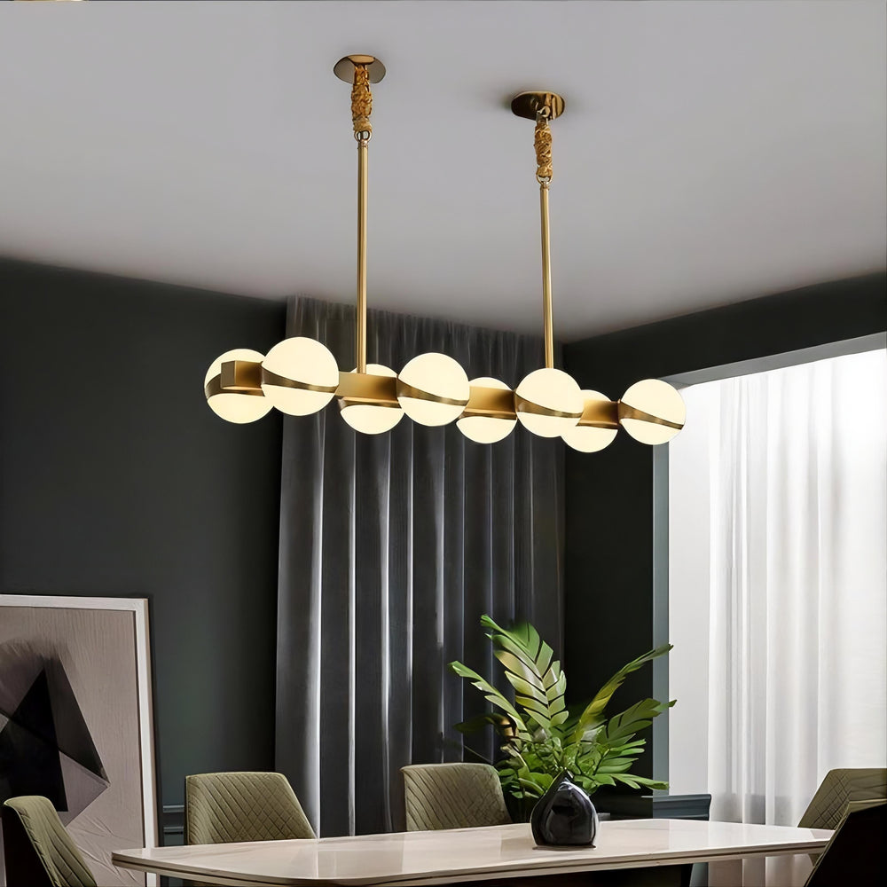 KAIRA Linear Chandelier by Lampadom - ambient shot