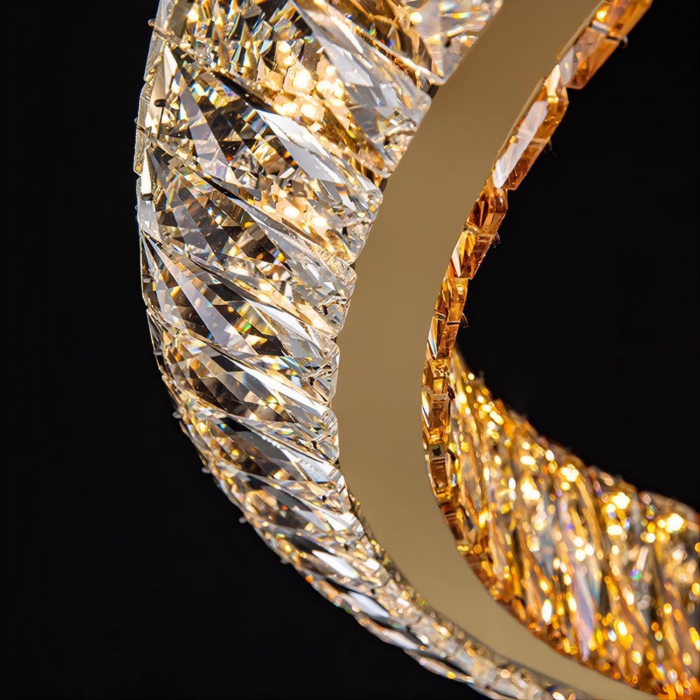 KAISER ONE Ring Chandelier by Lampadom - close-up