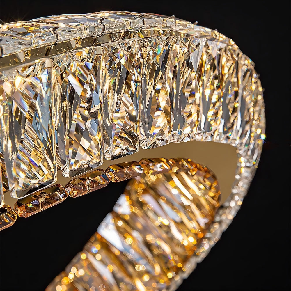 KAISER ONE Ring Chandelier by Lampadom - side view