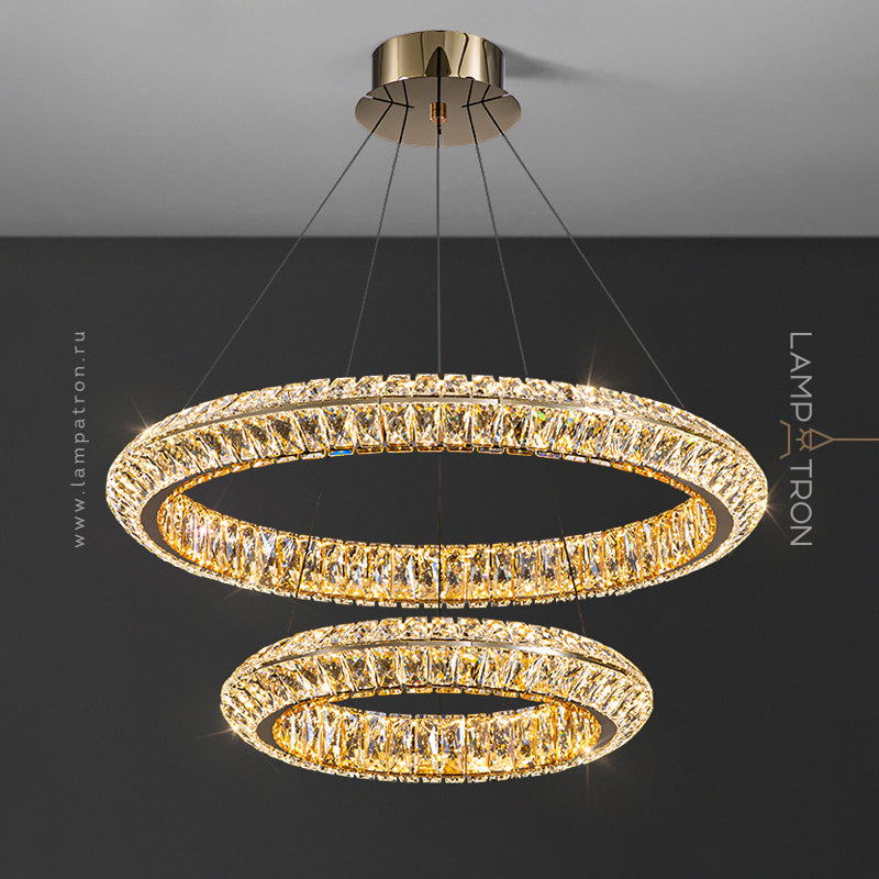 KAISER Ring Chandelier by Lampadom - top view
