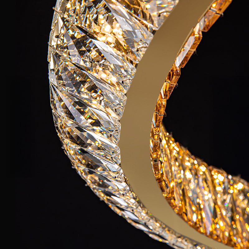 KAISER Ring Chandelier by Lampadom - scale reference