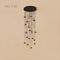 KARA Cascade Light by Lampadom - side view