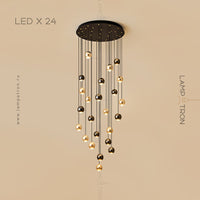 KARA Cascade Light by Lampadom - top view
