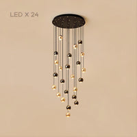 KARA Cascade Light by Lampadom - close-up