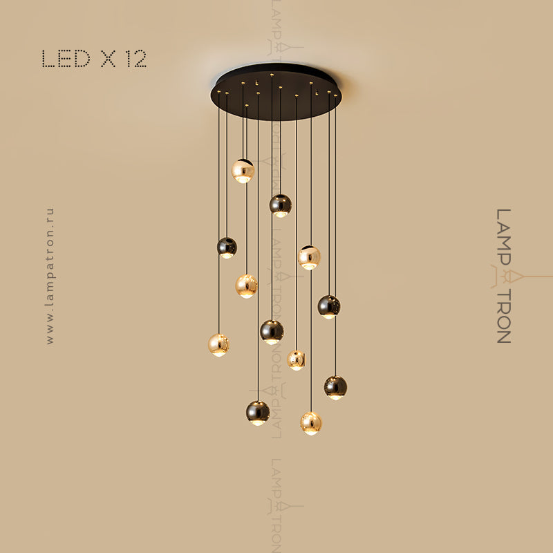 KARA Cascade Light by Lampadom - ambient shot
