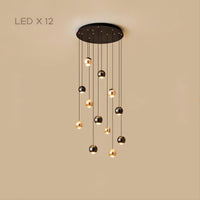 KARA Cascade Light by Lampadom - side view