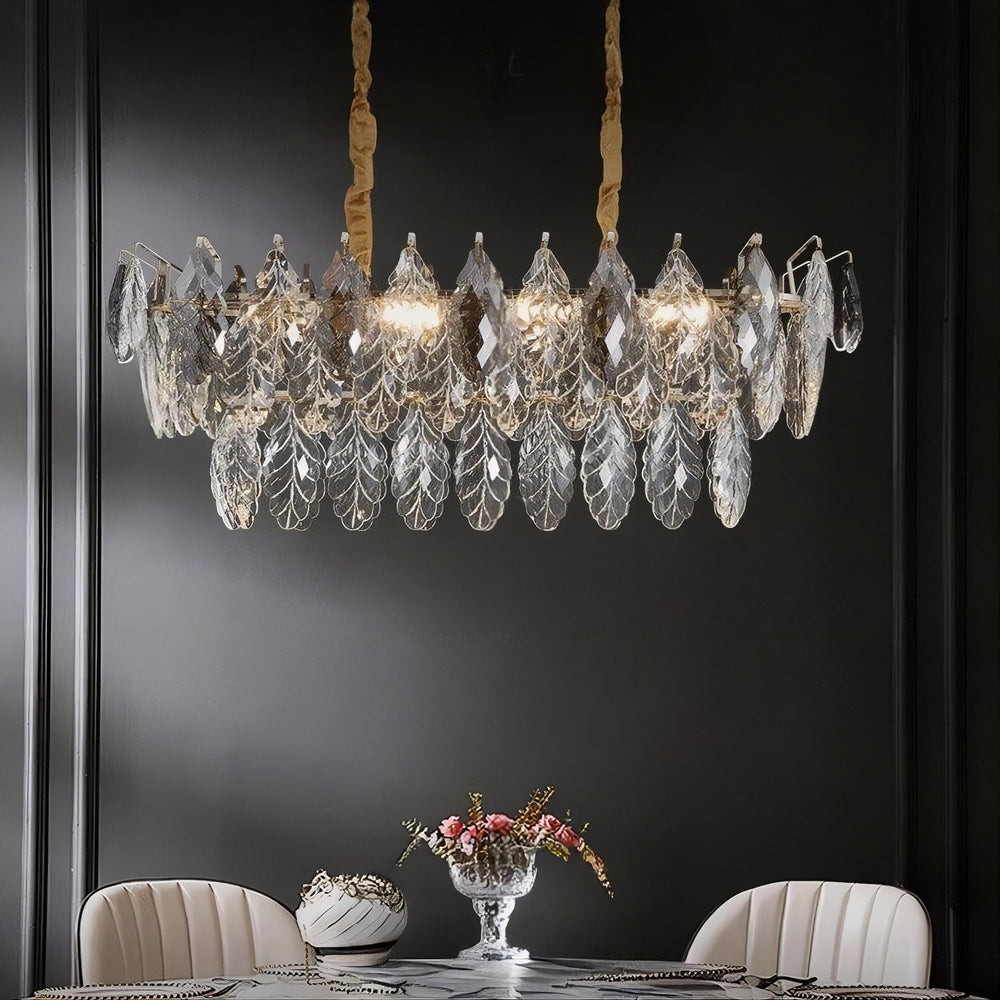KARELLA Linear Chandelier by Lampadom - scale reference